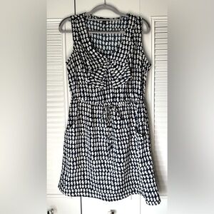 Cute Blue and White Short Dress - Women’s Medium